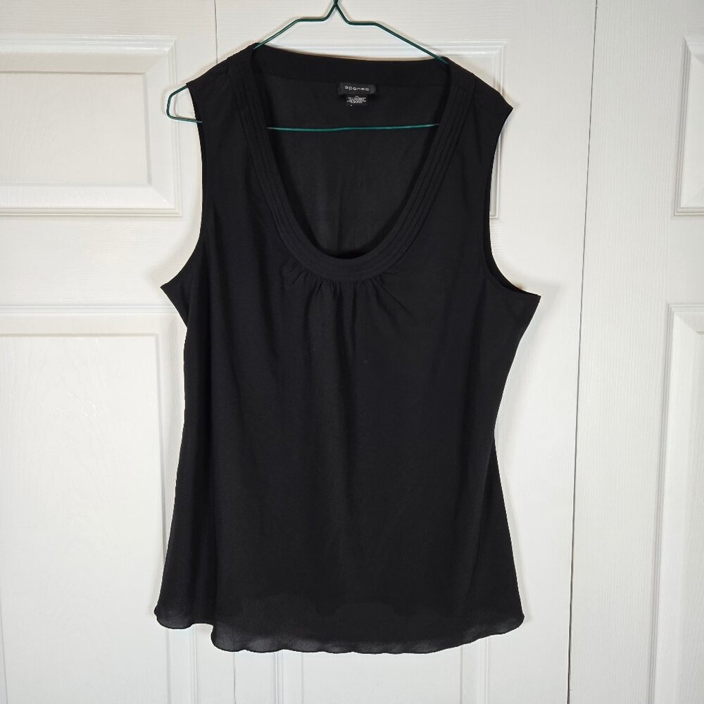 Spence Sheer Sleeveless Blouse Size XL